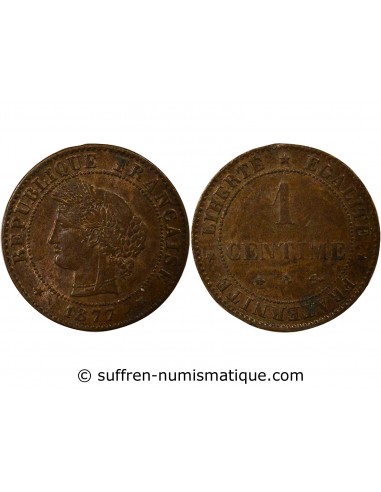 Centime Bronze 1875 A Paris