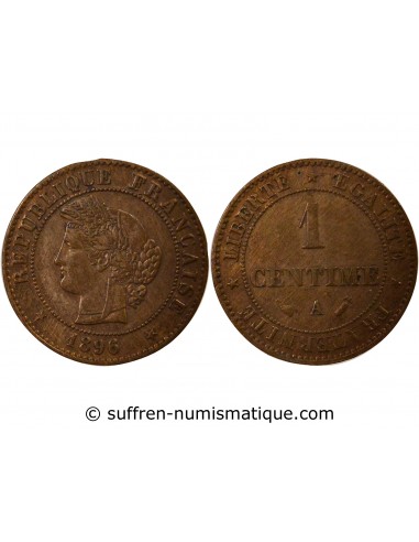 Centime Bronze 1896 A Paris