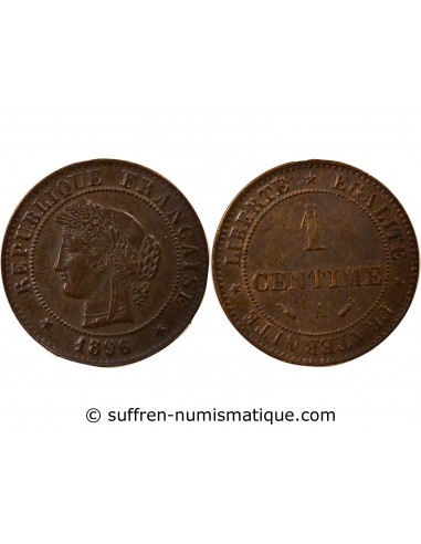 Centime Bronze 1896 A Paris