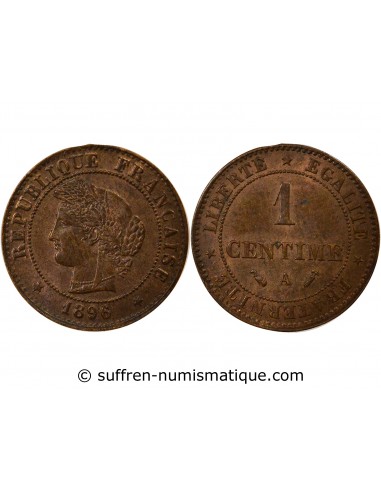 Centime Bronze 1896 A Paris