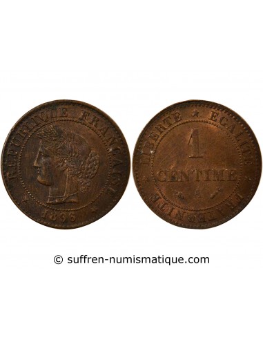 Centime Bronze 1896 A Paris