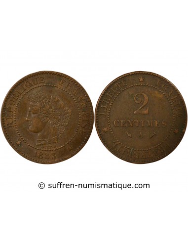 2 Centimes Bronze 1885 A Paris