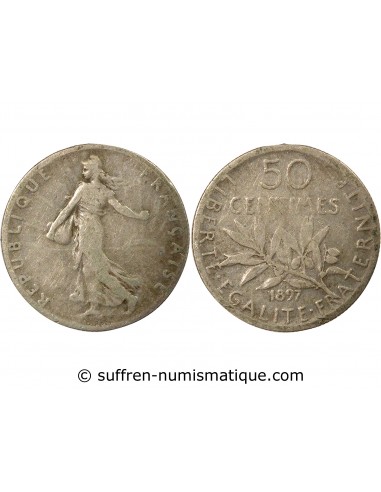 50 Centimes Argent 1897