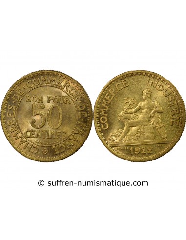 50 Centimes Bronze-Alu 1922