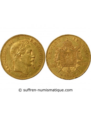 Napoléon III 100 Francs Or 1866 A Paris