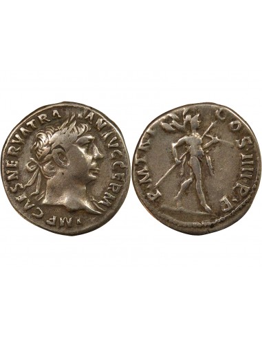 Rome Empire Trajan Mars Denier Argent 102 R Rome Rome Empire