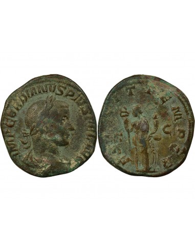 Rome Empire Gordien III Felicitas Sesterce Laiton 244 R Rome Rome Empire