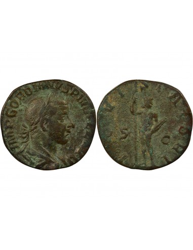 Rome Empire Gordien III Jupiter Sesterce Laiton 244 R Rome Rome Empire