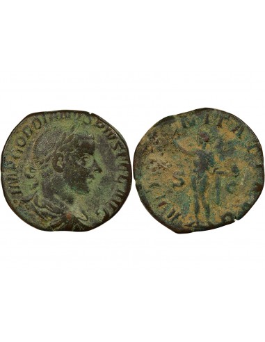 Rome Empire Gordien III Sol Sesterce Laiton 240-243 R Rome Rome Empire