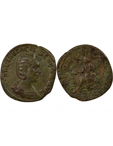 Rome Empire Otacilia Severa Concordia Sesterce Cuivre 246 R Rome Rome Empire