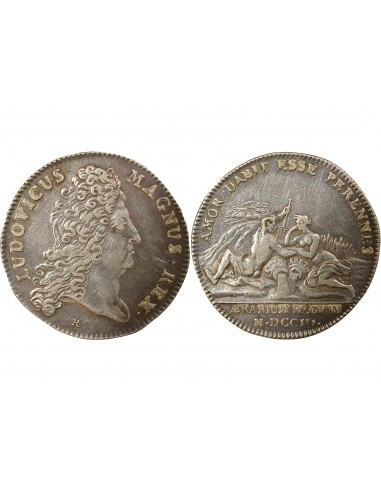 France Louis XIV Trésor Royal Jeton Argent 1703