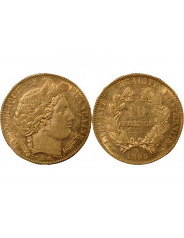 Céres - Demeter IIIe République 10 francs Or 1899 A - Paris