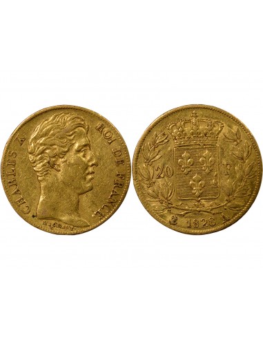 Charles X 5 Feuilles 20 Francs Or 1828 A - Paris