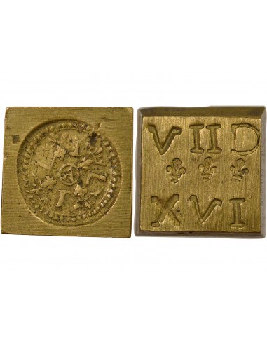 Louis XIV Poids Monétaire du Louis d'Or 1 louis d'or Laiton