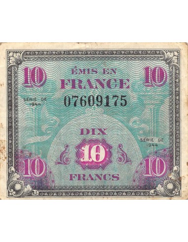 Impression Americaine 10 francs 1944