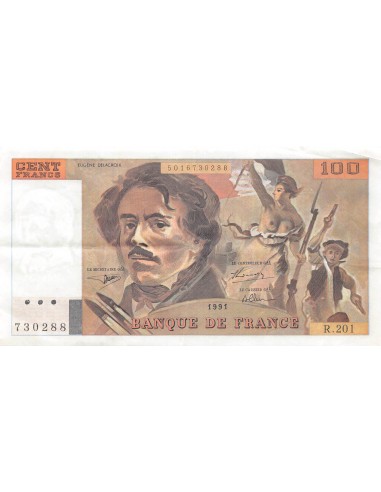 Billets français 100 francs 1991