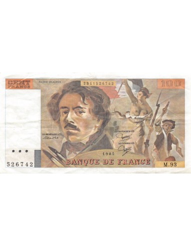 Billets français 100 francs 1985