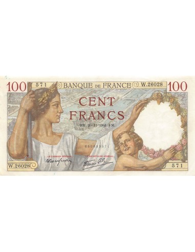 Sully 100 francs 1941