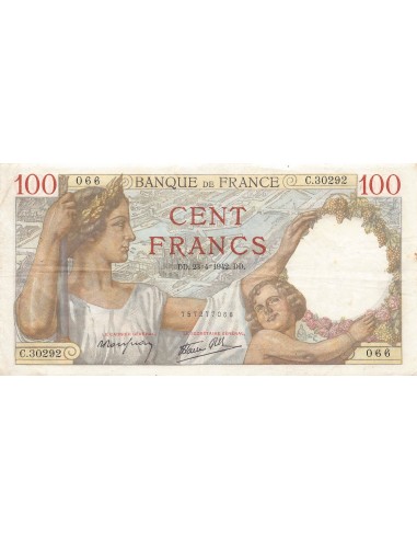 Sully 100 francs 1942