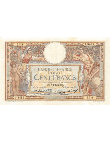 Billets Banque de France 100 francs 1932