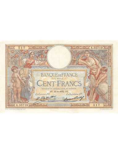 Billets Banque de France 100 francs 1932