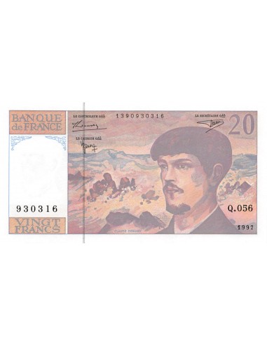 Debussy 20 francs 1997