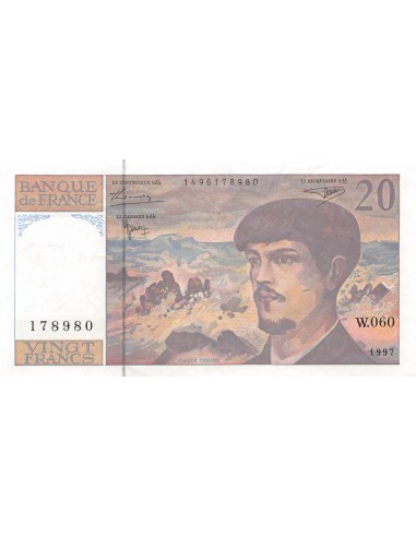 Debussy 20 francs 1997