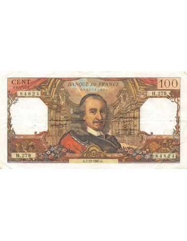 Billets Banque de France 100 franc 1967