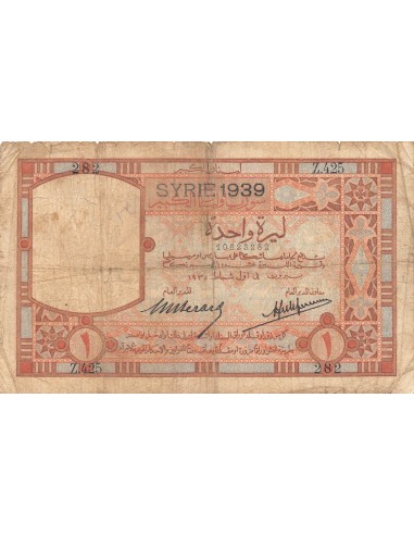 Syrie Syrie 1 francs 1939