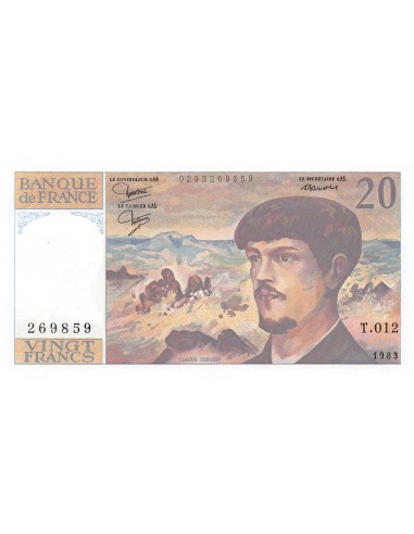 Debussy 20 francs 1982