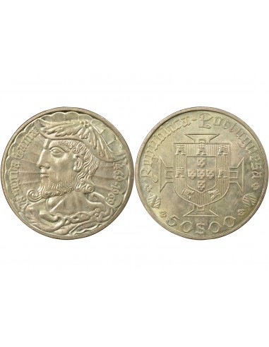 Portugal Vasco de Gama Vasco de Gama 50 escudos Argent 1969