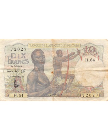 Afrique de l'Ouest Afrique 10 francs 1949