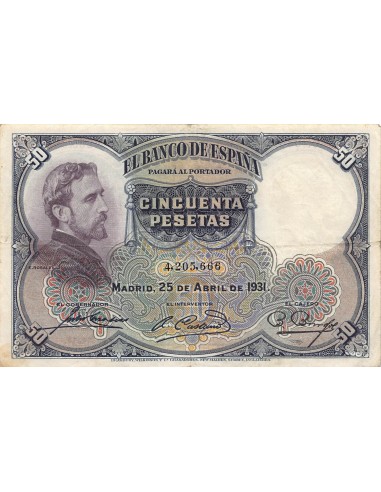 Espagne 50 pesetas 1931