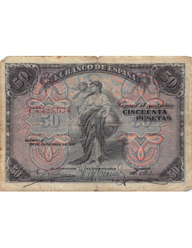 Espagne 50 pesetas 1906