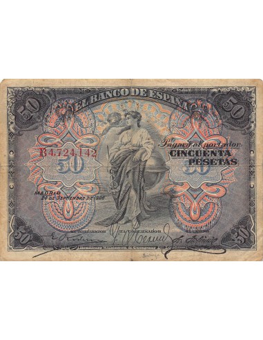 Espagne 50 pesetas 1906