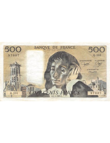 Pascal 500 francs 1984