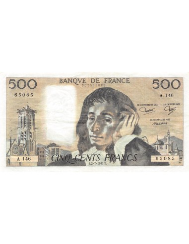 Pascal 500 francs 1981