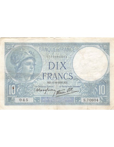 10 francs 1939