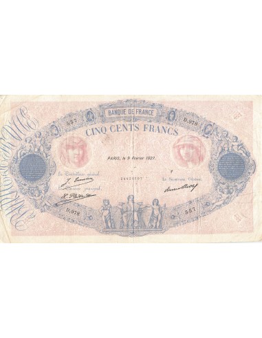 500 francs 1927