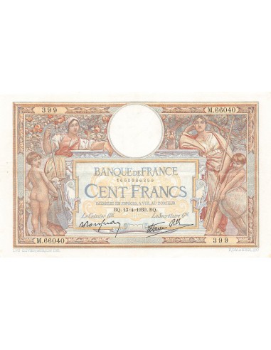 100 francs 1939