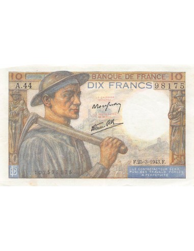 10 francs 1943