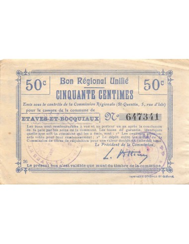 50 centimes 1914-1918