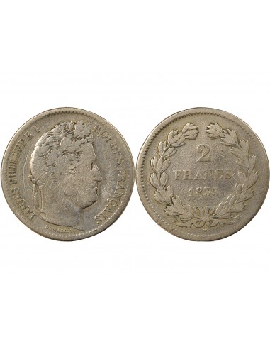 Louis-Philippe Ier 2 francs Argent 1833 W Lille