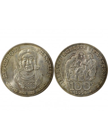 Clovis 100 francs Argent 1996