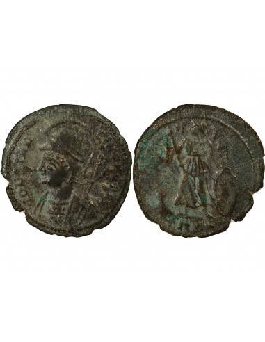 Rome Empire Constantinople Nummus Cuivre 332-333 Trèves