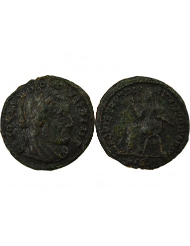 Rome Empire Claude II le Gothique Restitution par Constantin I Nummus Bronze 317-318 Siscia