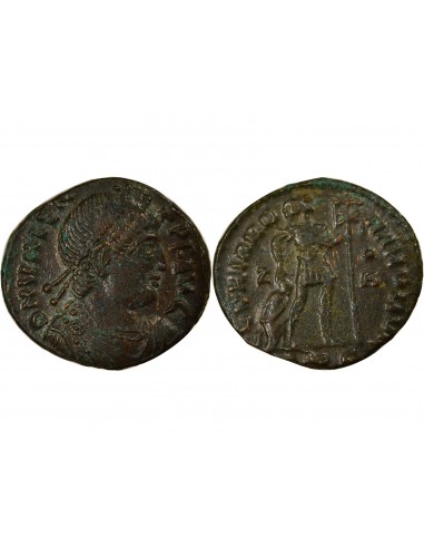 Rome Empire Valens Empereur et Captif Nummus Cuivre 364 Thessalonique