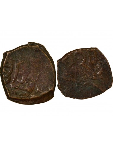 Egypte Barquq 1er Règne 1 fals Cuivre 1382-1389 Alexandrie