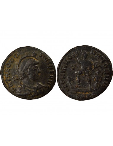 Rome Empire Théodose Ier Empereur Navigant Maiorina Cuivre 383-388 Cyzique