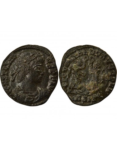 Rome Empire Constance II Aux Victoires Nummus Cuivre 341-347 Siscia